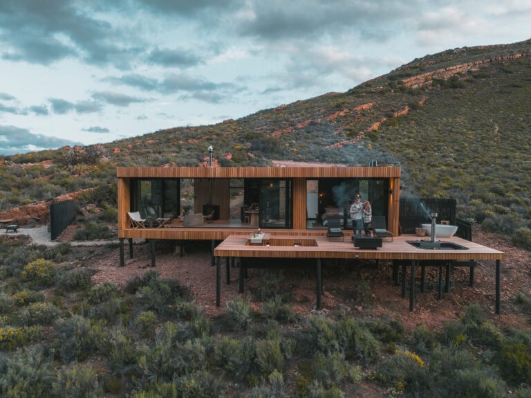 Verloren cabin huizen