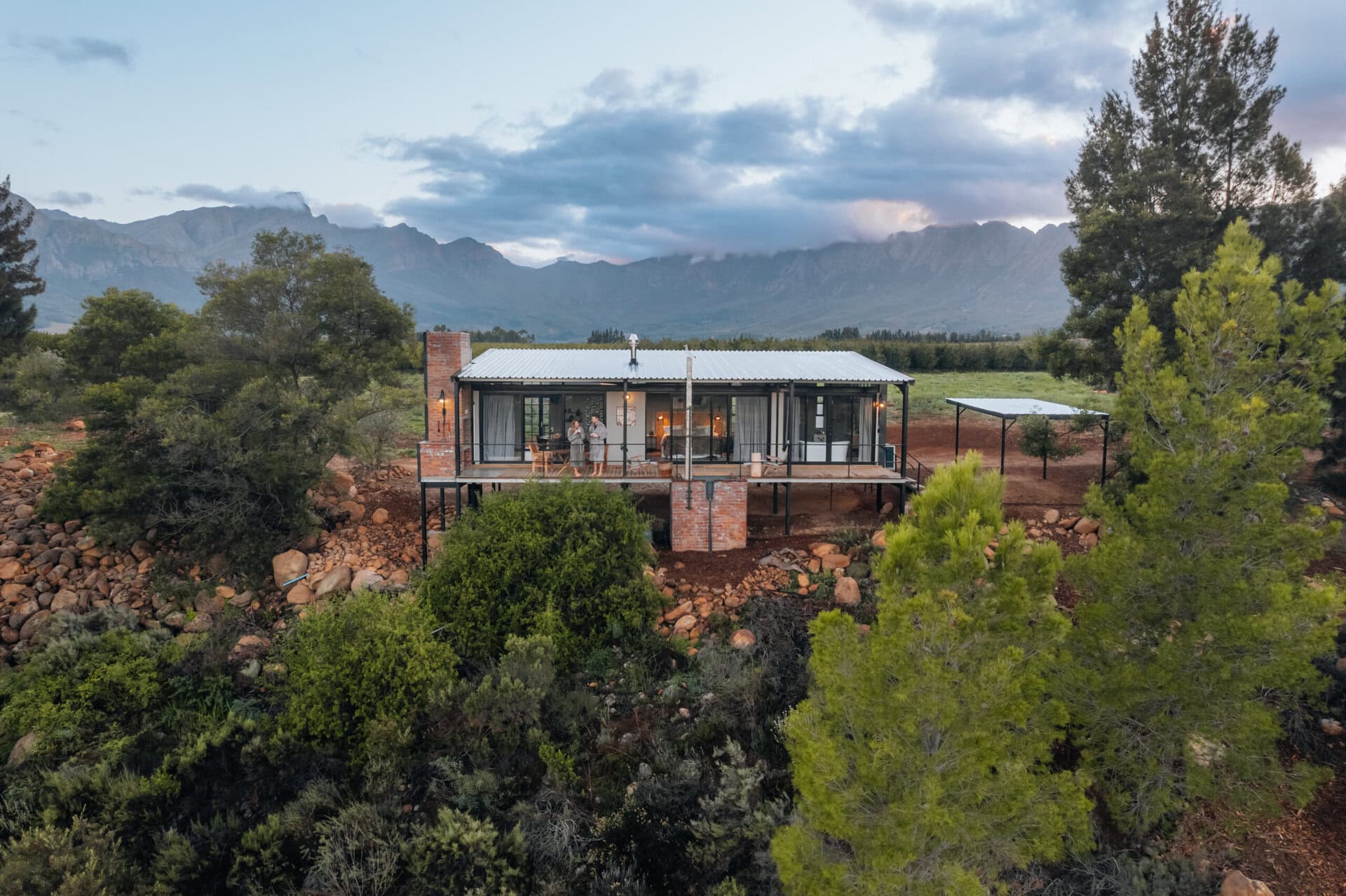 Outpost Cabin Tulbagh Bergsicht