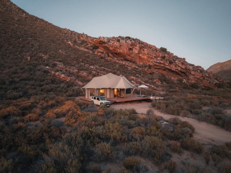 elements glamping tent klein karoo huizen living